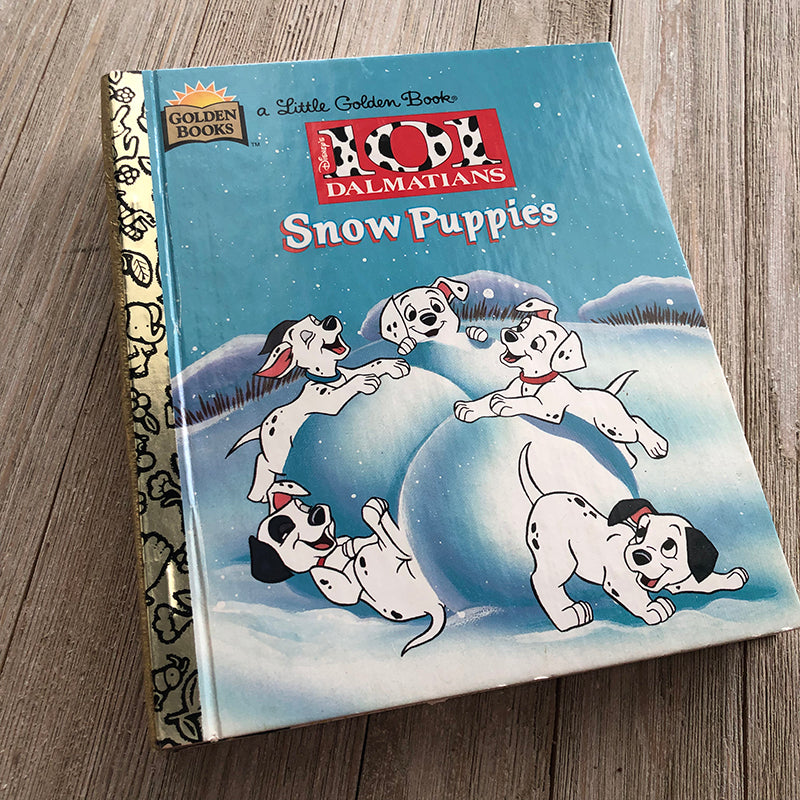 101 Dalmatians Snow Puppies-Golden Book Journal READY TO SHIP