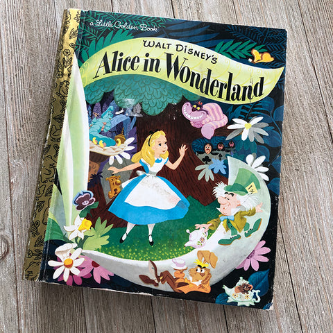 Alice Cover #171-Golden Book Journal READY TO SHIP