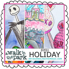 [Holiday Collection] A Walk in the Park Online Sketchbook Adventure & Tour {Self-Study}