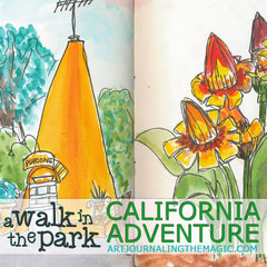 [California Adventure] A Walk in the Park Online Sketchbook Adventure & Tour {Self-Study}